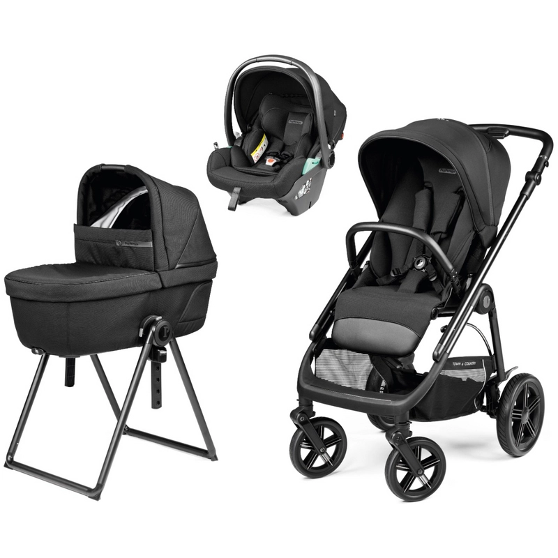 Коляска 3 в 1 Peg Perego Veloce TC Belvedere Lounge (True Black New новый без коробки)
