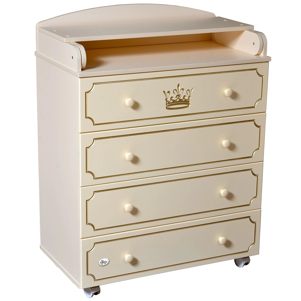 Детский пеленальный комод Oliver Fabio Lux Слоновая кость 1055uxwuwqemjluz0roddzkhw54g5uhc