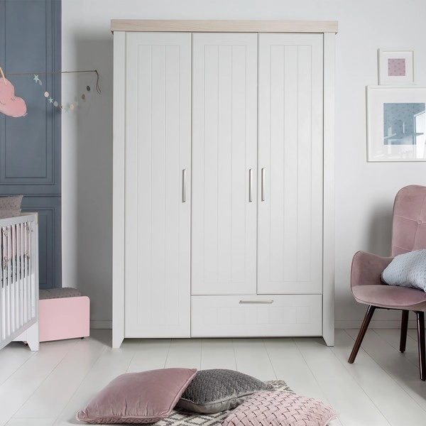 Трехстворчатый шкаф Roba Helen белый/светло-серый ex1h3rvv4wlli5023bluzev41r4bqb8p