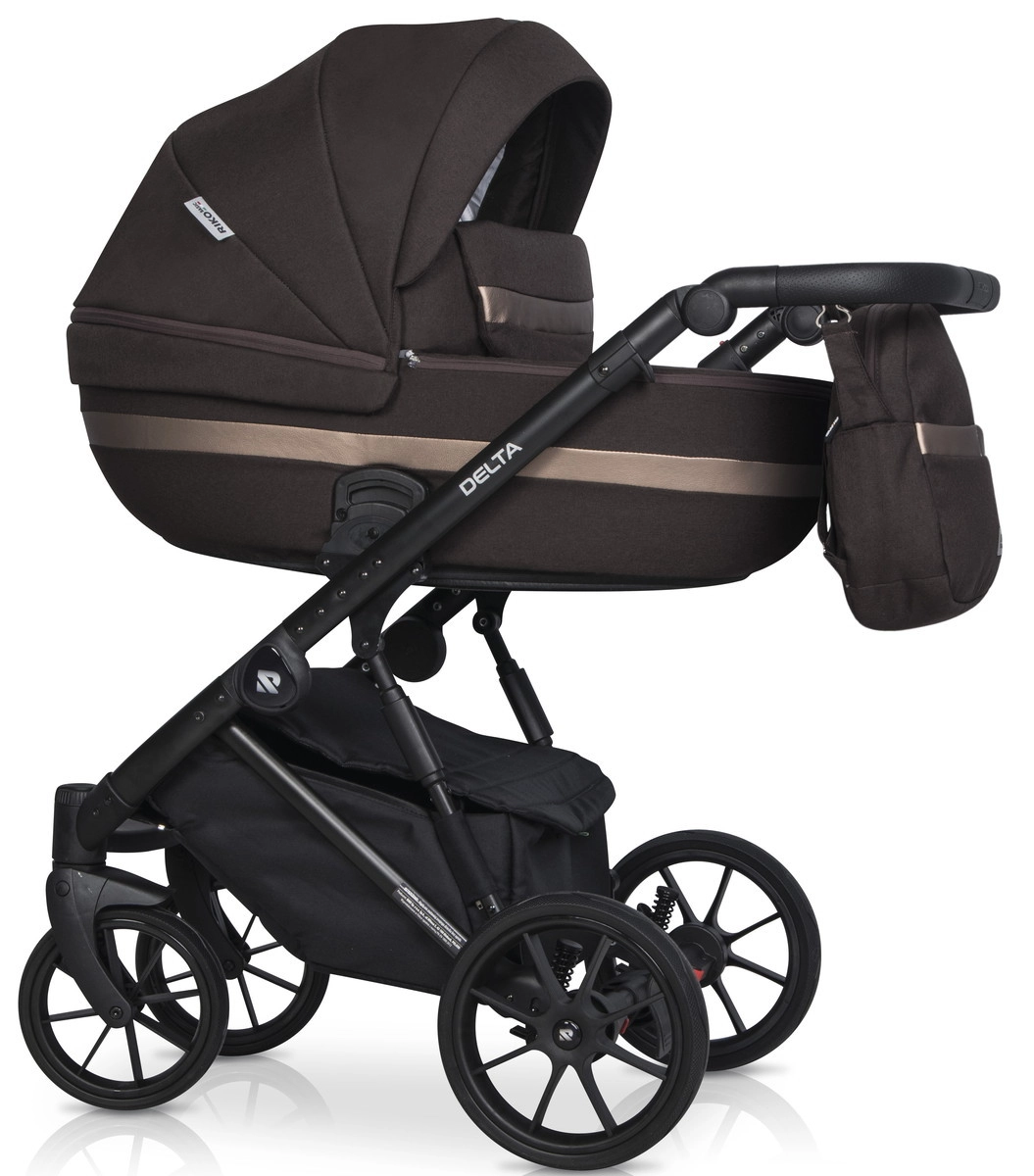 Коляска 3 в 1 RIKO BASIC DELTA 04 Chocolate (темно-коричневый) 4r5exm1th3twacpq9cp8h4rgnaodynac