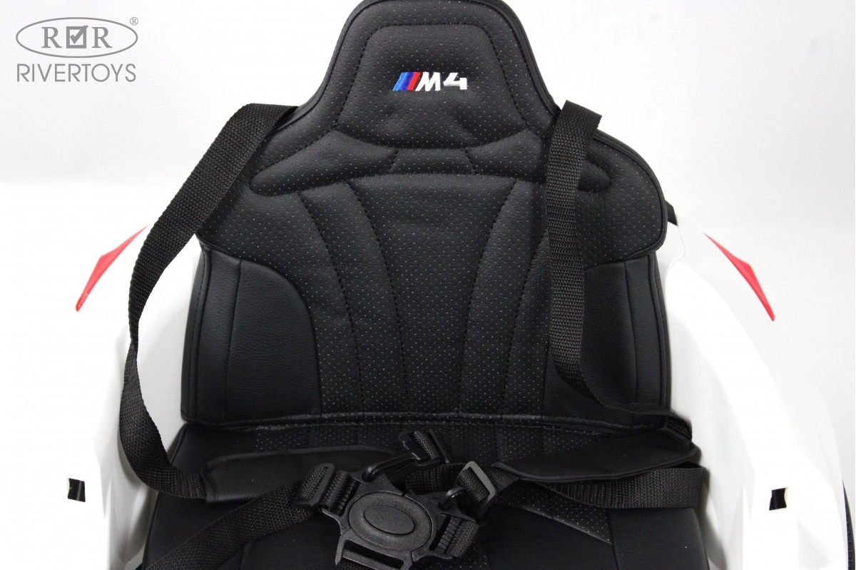 Детский электромобиль RiverToys BMW M4 A004AA белый xc2qlzjh5rts7hyx2lp7856mq4fni93j
