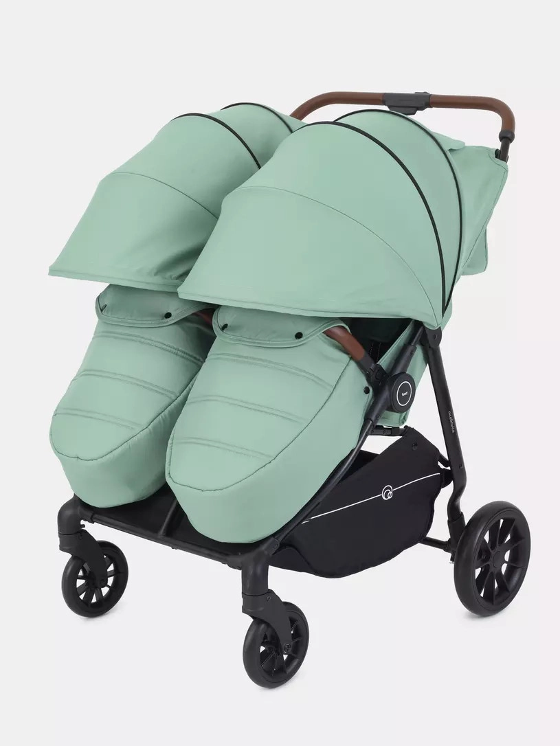 Детская прогулочная коляска для двойни Rant Twinny Wild green k605xk1618jcpmjrq1dcgvzk6r4ku2gk