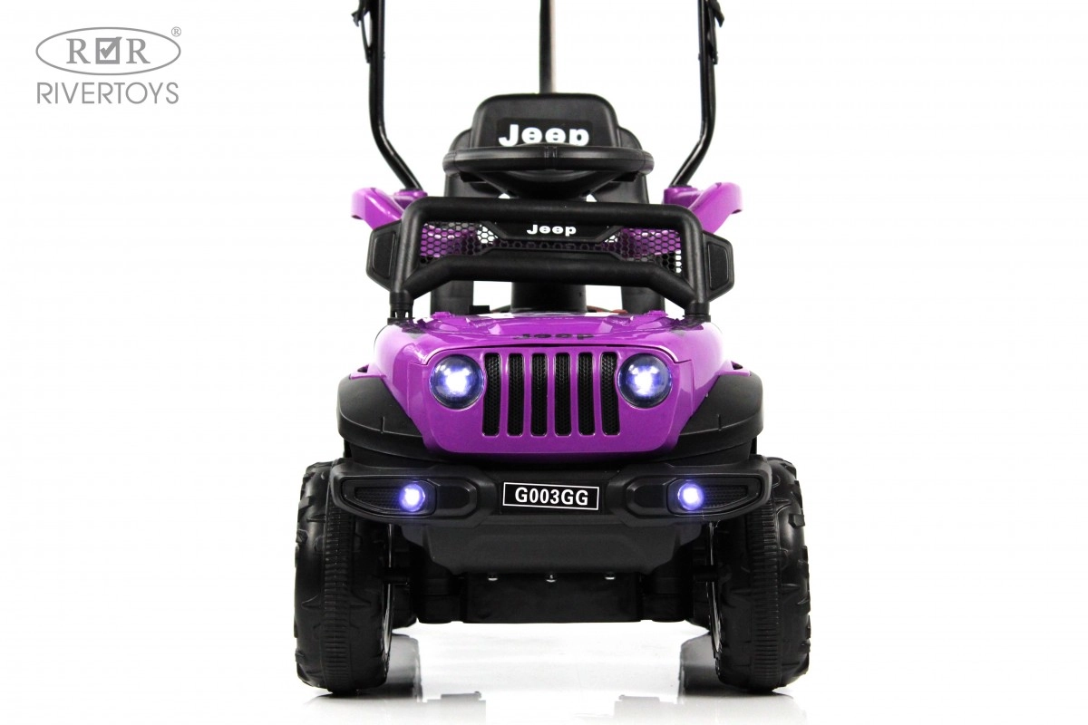 Детский электромобиль RiverToys G003GG фиолетовый r4lojks5xafhpyjdf450ks1h6uktyg6s