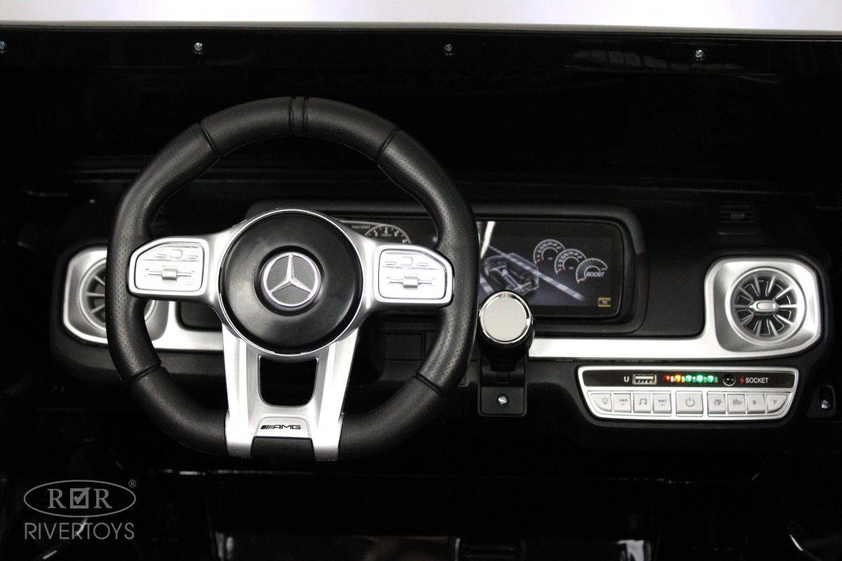 Детский электромобиль RiverToys Mercedes-AMG G63 (S307) черный глянец 9bzeihxmzasbajxq4v33h7ee9u6rvffz
