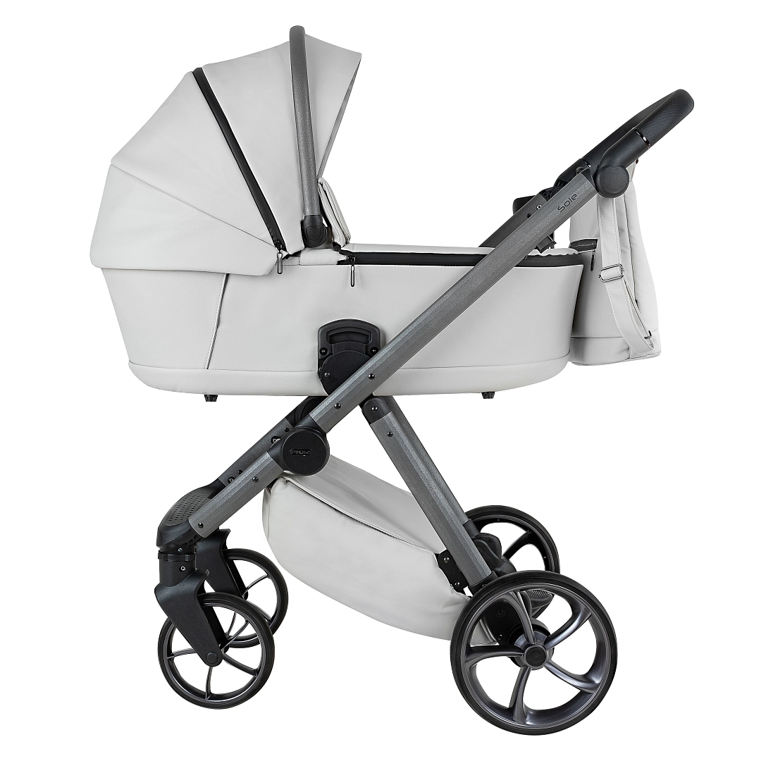Коляска 2 в1 PITUSO Sole (leather/Island Stone)