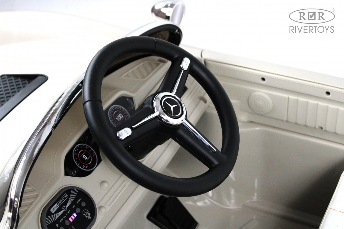 Детский электромобиль RiverToys C555MC белый 0f7kdwl9lydti2gj0kzzyedhqb0s7co0