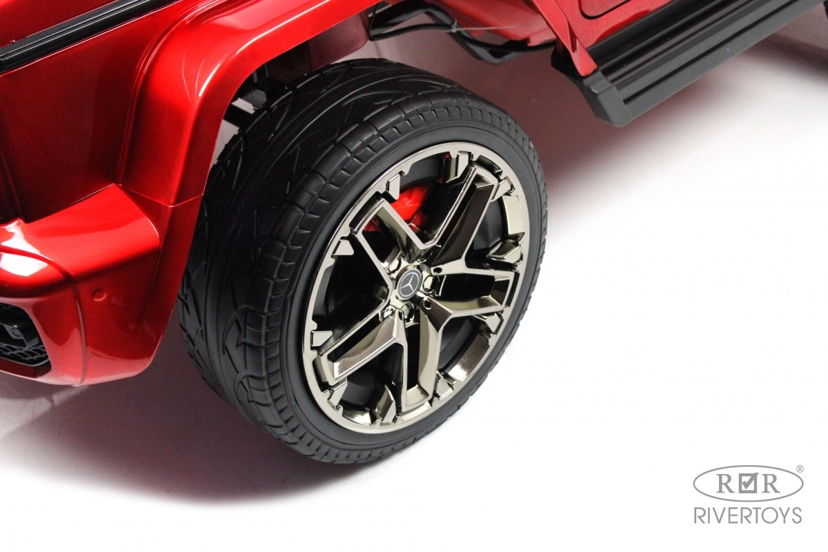 Детский электромобиль RiverToys Mercedes-AMG G63 G111GG красный глянец lxge4ndedilfujkax29ql6kq63rf6bn2