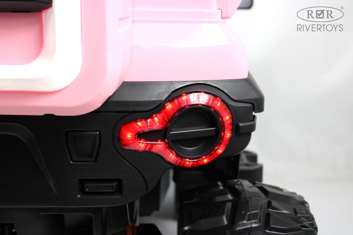 Детский электромобиль RiverToys E007EE розовый 93k000vgeumru95l03hatvrhunb2kicl