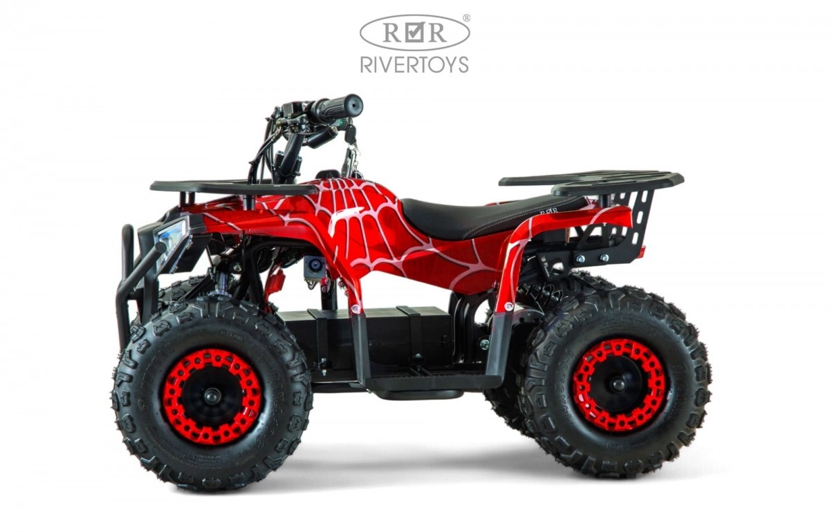 Детский электроквадроцикл RiverToys MIKA LUX красный Spider 6awebctfpyuhd43qec6043qmm9t7yrhz