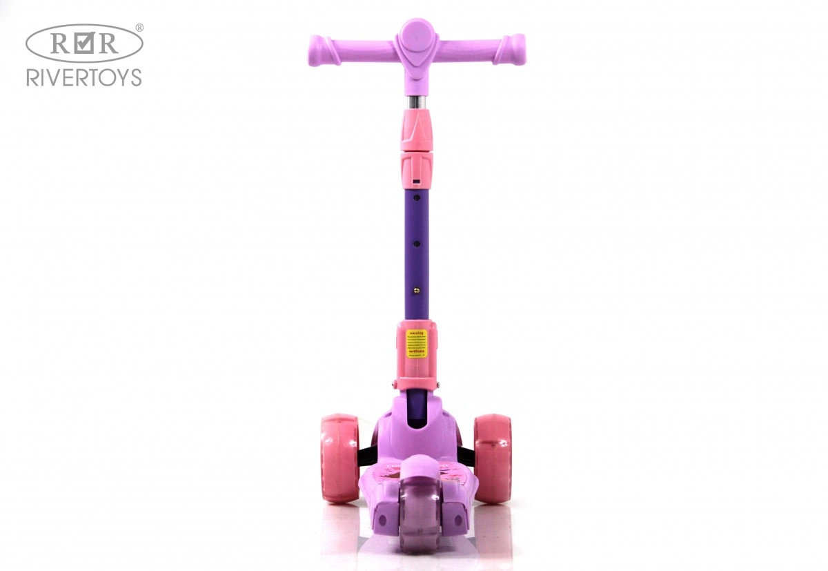 Детский самокат RiverToys HB-103 фиолетовый ysuu8g6utvz62o7upgg6t22ogfdikfgq