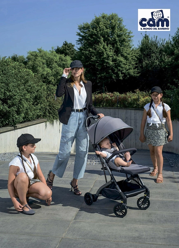 Коляска прогулочная Cam Compass 2.0 203 Бежевый1