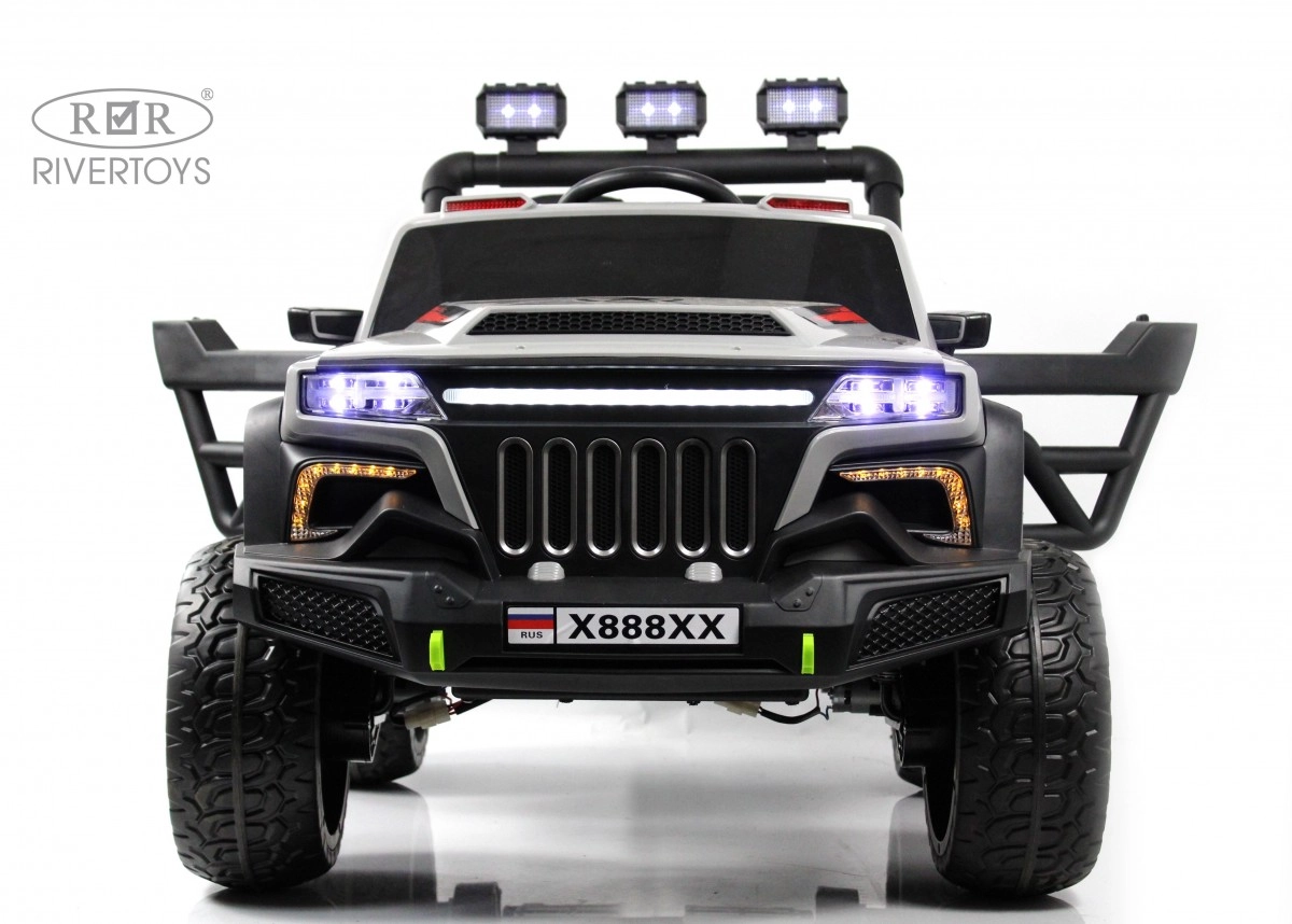 Детский электромобиль RiverToys X888XX серый ozstcit38g8o5zuf52v413z3215r5tch