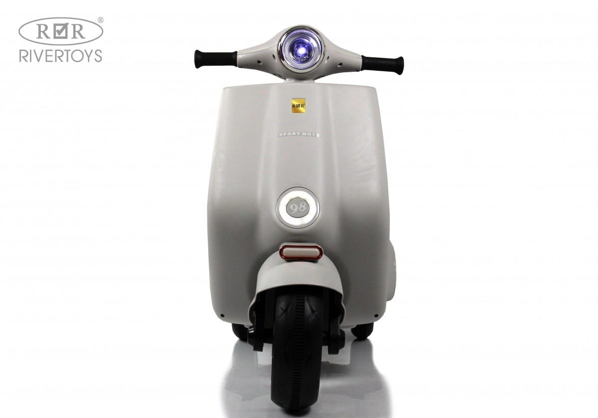 Детский электроскутер RiverToys K777PX-A серый vxldo0agg1v6n7cc8qwmw37w2b3qb4ph