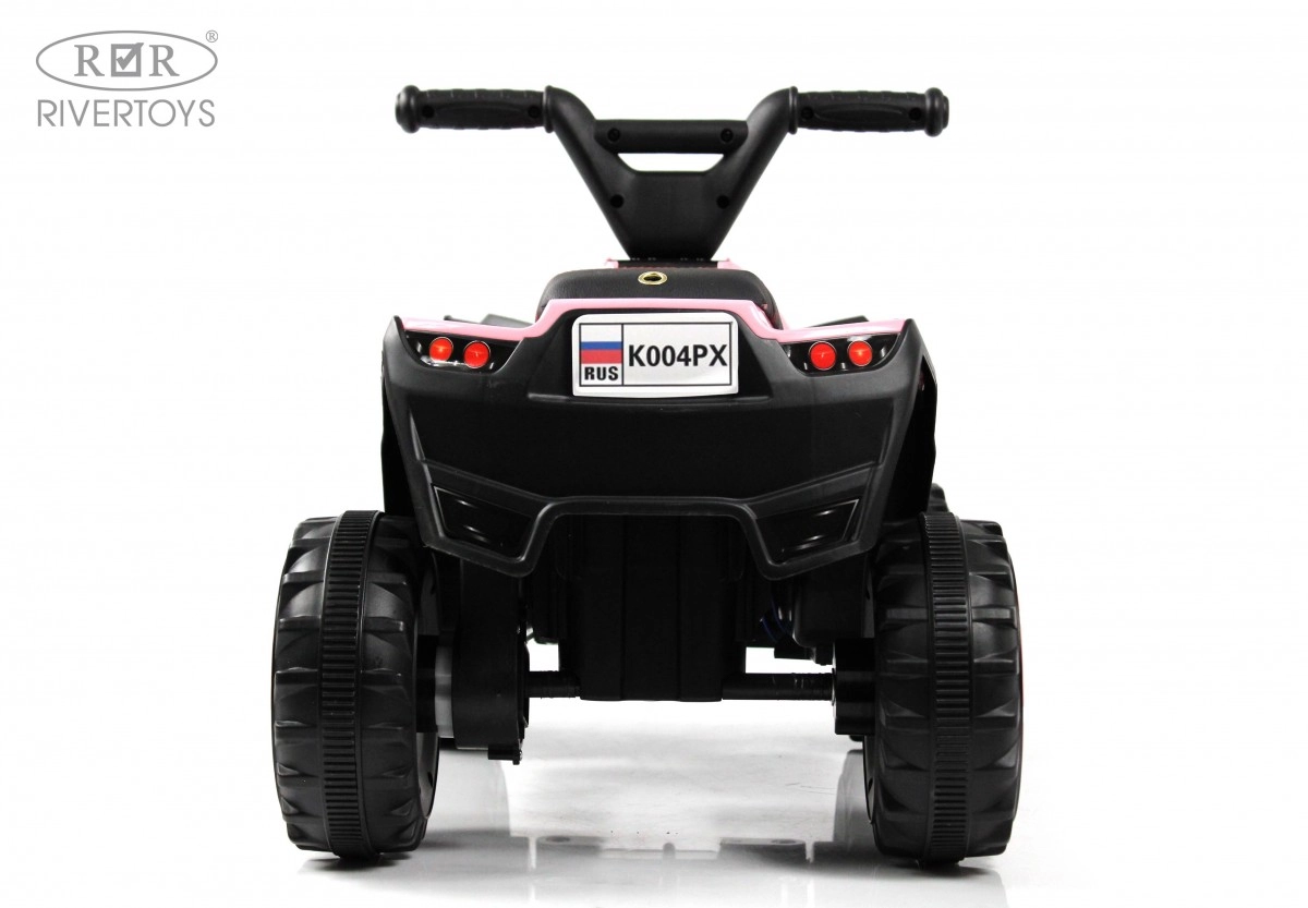 Детский электроквадроцикл RiverToys K004PX розовый ufywupfk9gbio355n1hulrj9603n1mrq