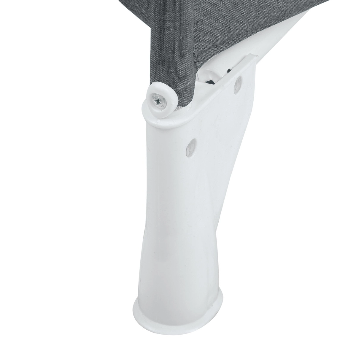 Манеж-кровать Indigo Bon-Bon, лен, приставной, 2 уровня Серый mu32fw1wgxh6yscvb88vw240mim2l8vf