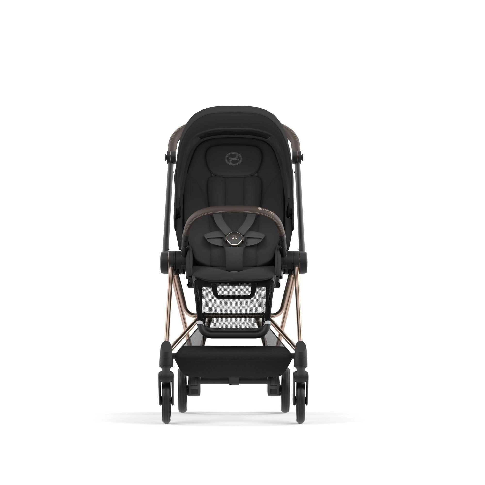 Cybex Mios V3 прогулочная коляска Sepia Black, Rose Gold доп3
