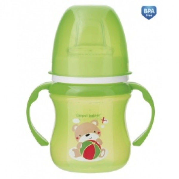 Поильник Canpol EasyStart Colourful animals, силик. носик, 120 мл, 6+ мес., арт. 35/207 зеленый 41856130c82ba6ac81f777b2f719e6b6
