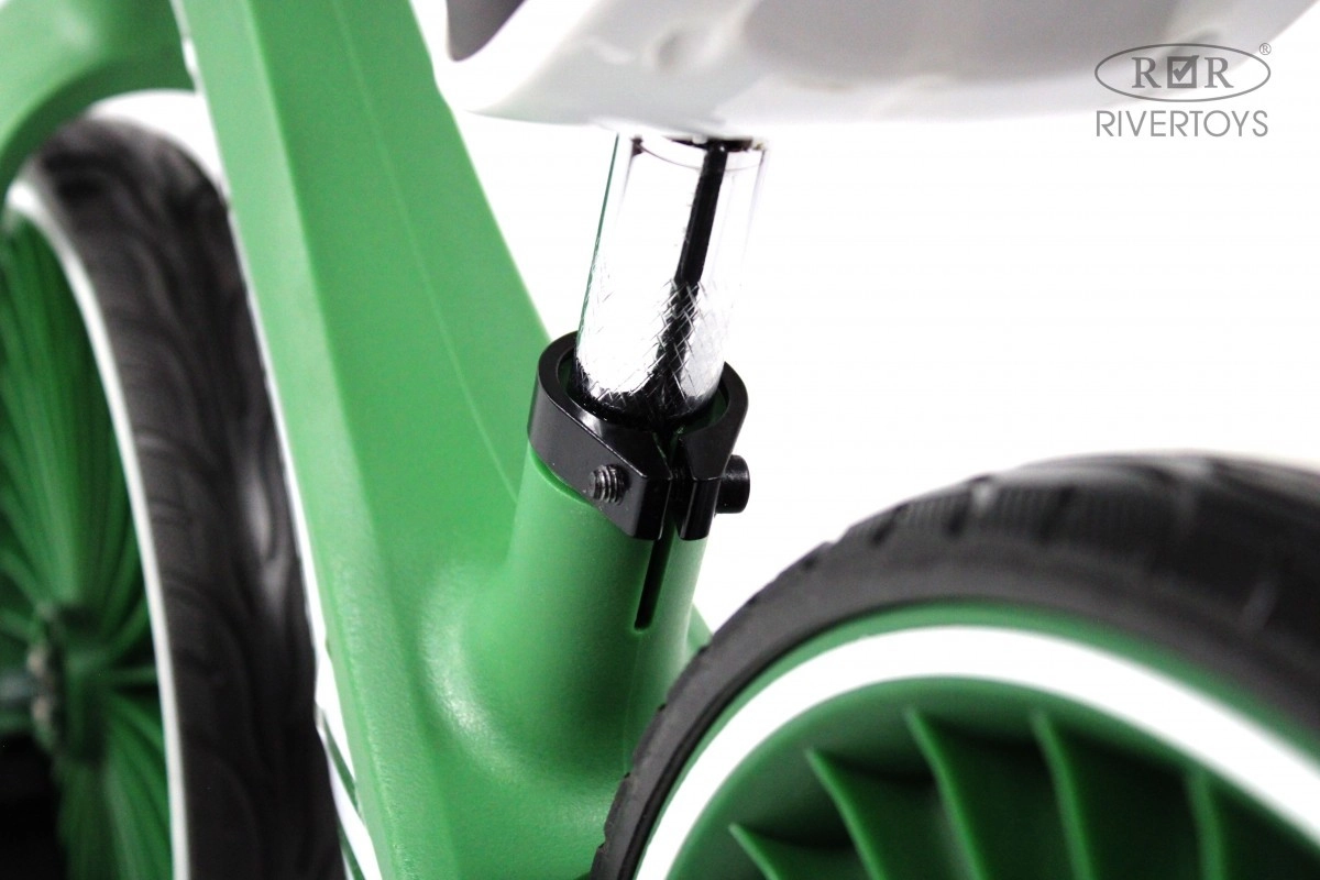 Детский беговел RiverToys HB-007-14 зеленый dhjj6vsikv61jdc1tnfj6heh2iapgk00