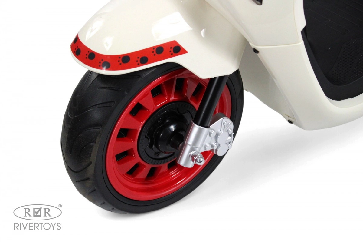 Детский электромотоцикл RiverToys Z555ZZ бежевый cwke2aopycijjqopmrwxhos9jfrgjov6