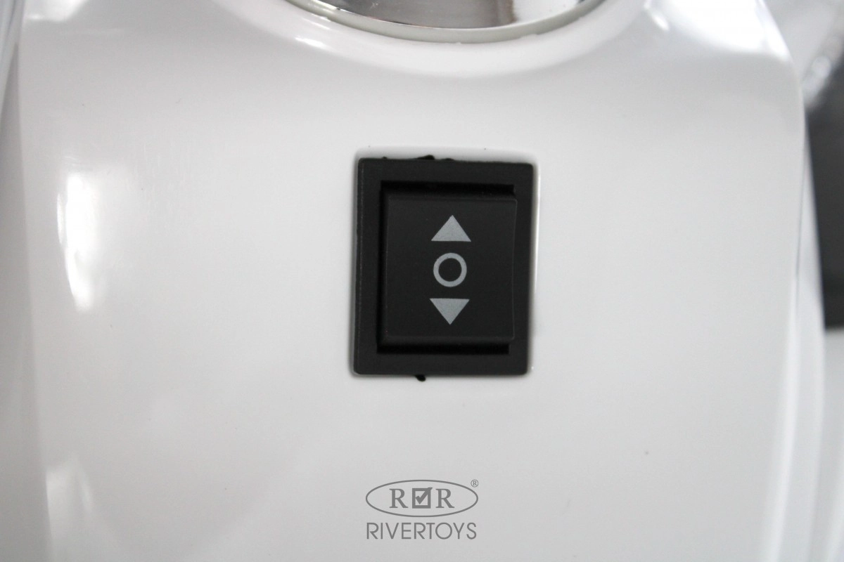 Детский электромотоцикл RiverToys М111БХ белый 7ry8g57wqzfonzlwsuj99w3gpb8d4hmt