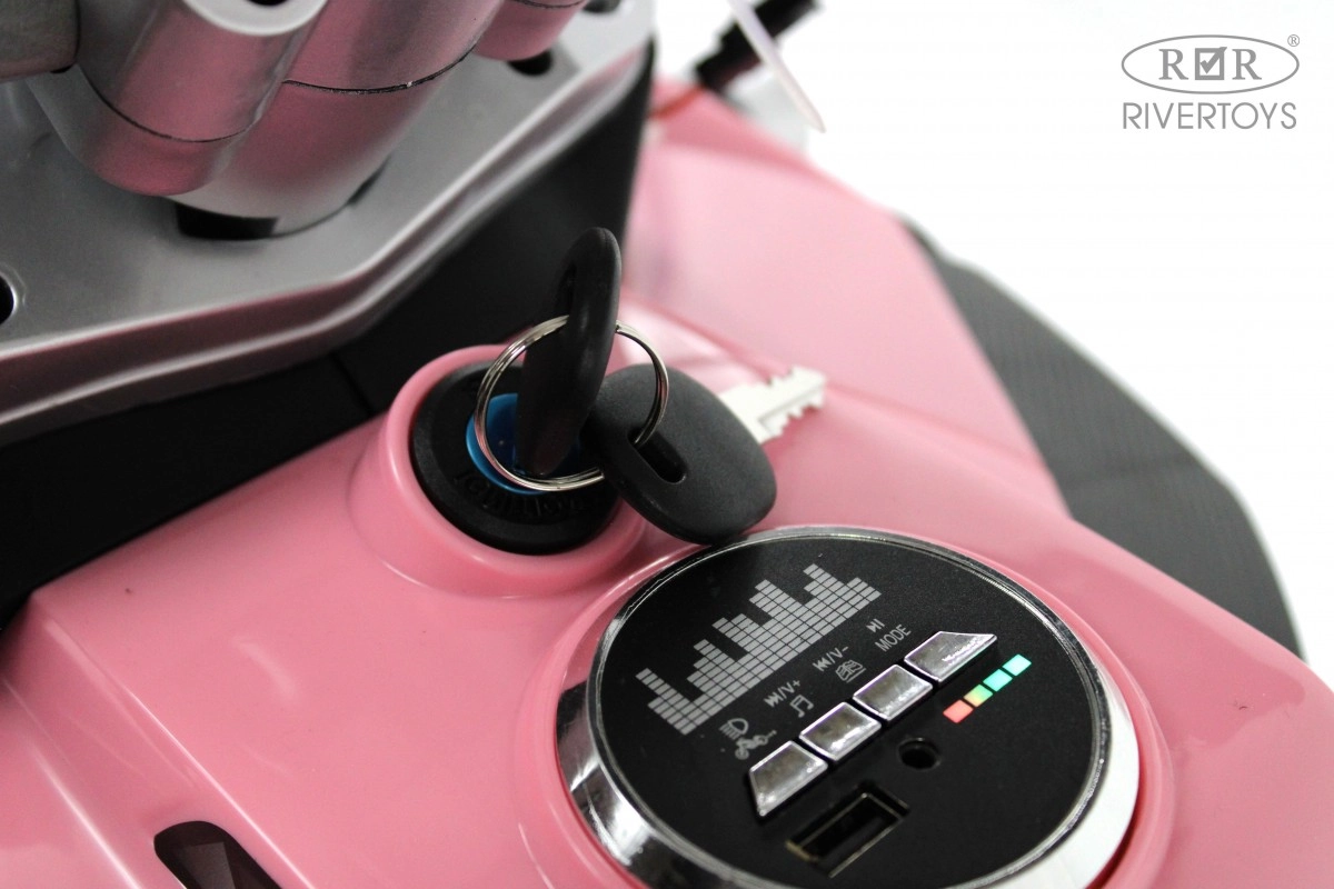 Детский электромотоцикл RiverToys М111БХ розовый ay94gntfmax4lp5xzf1u66tgfjxr039d