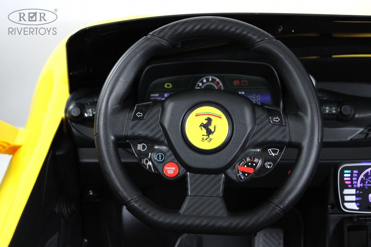 Детский электромобиль RiverToys F111FF желтый gzhc65gkkbl4du5hil0n6x8dxm3x5p83