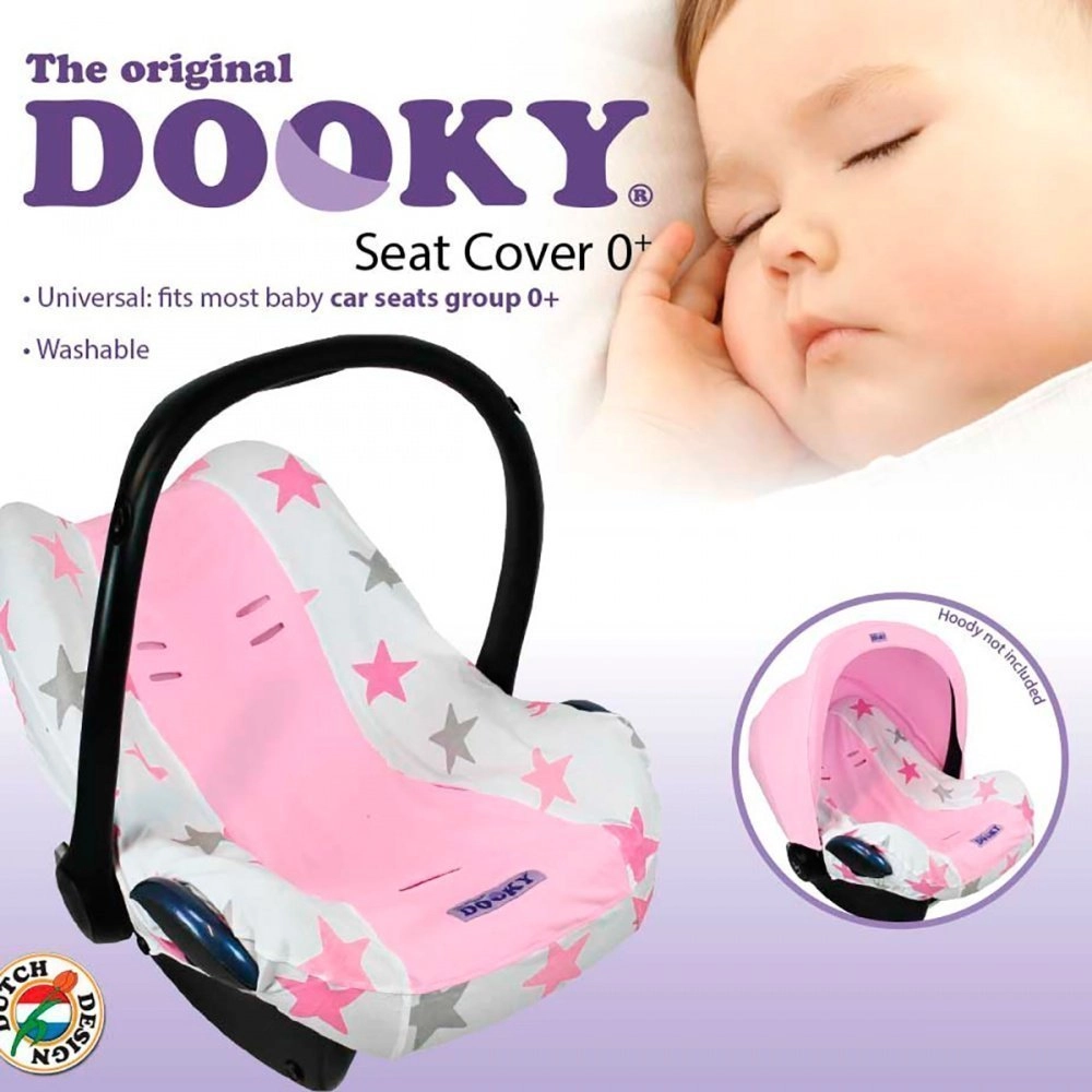 Чехол в автокресло Xplorys Dooky Seat cover 0+ Pink Stars afmrtcvmuwvoxg9xhqprmy6semgswmbh