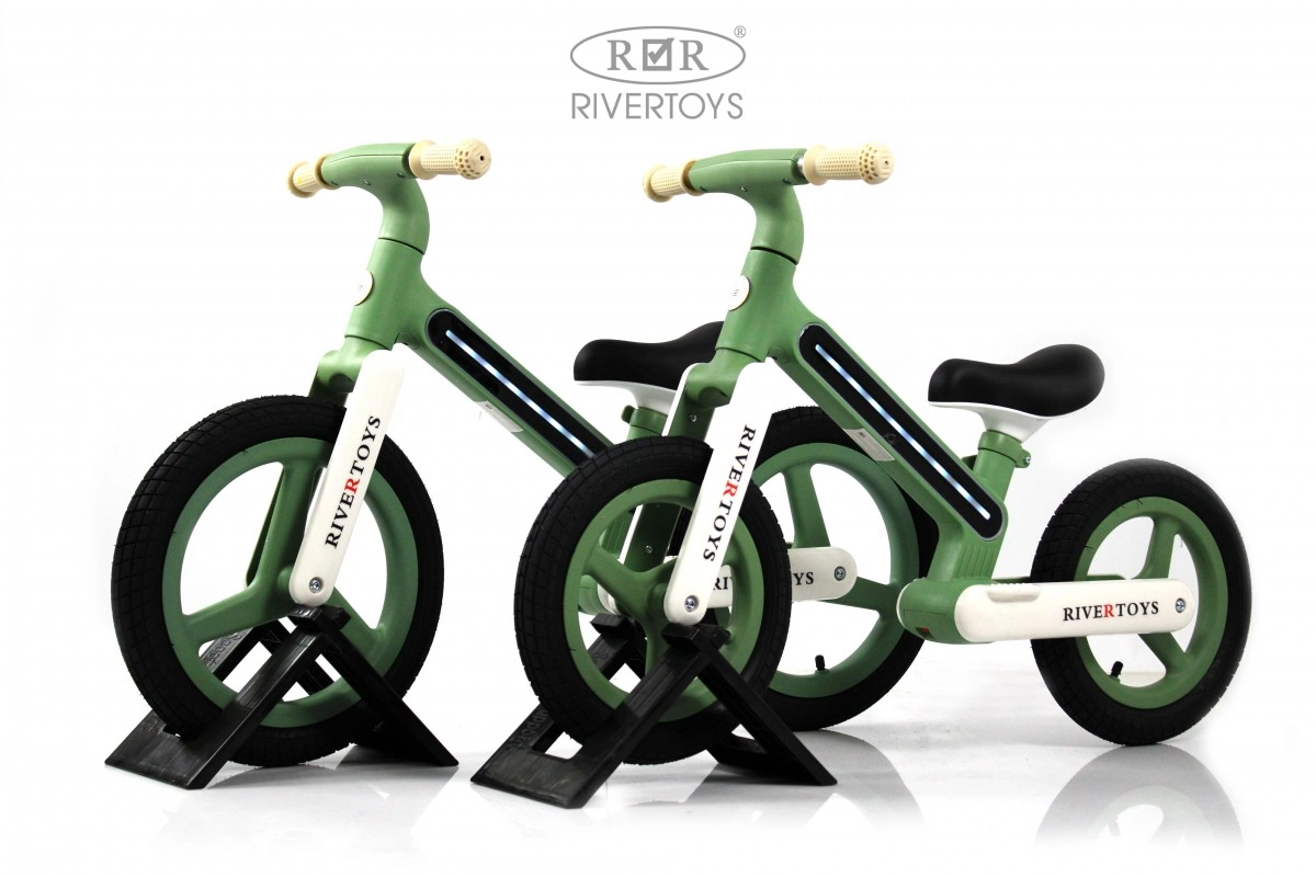 Детский беговел RiverToys HB-002 зеленый 6xwm80jqb7jmgeo08uvzv8nh5z3zmbch