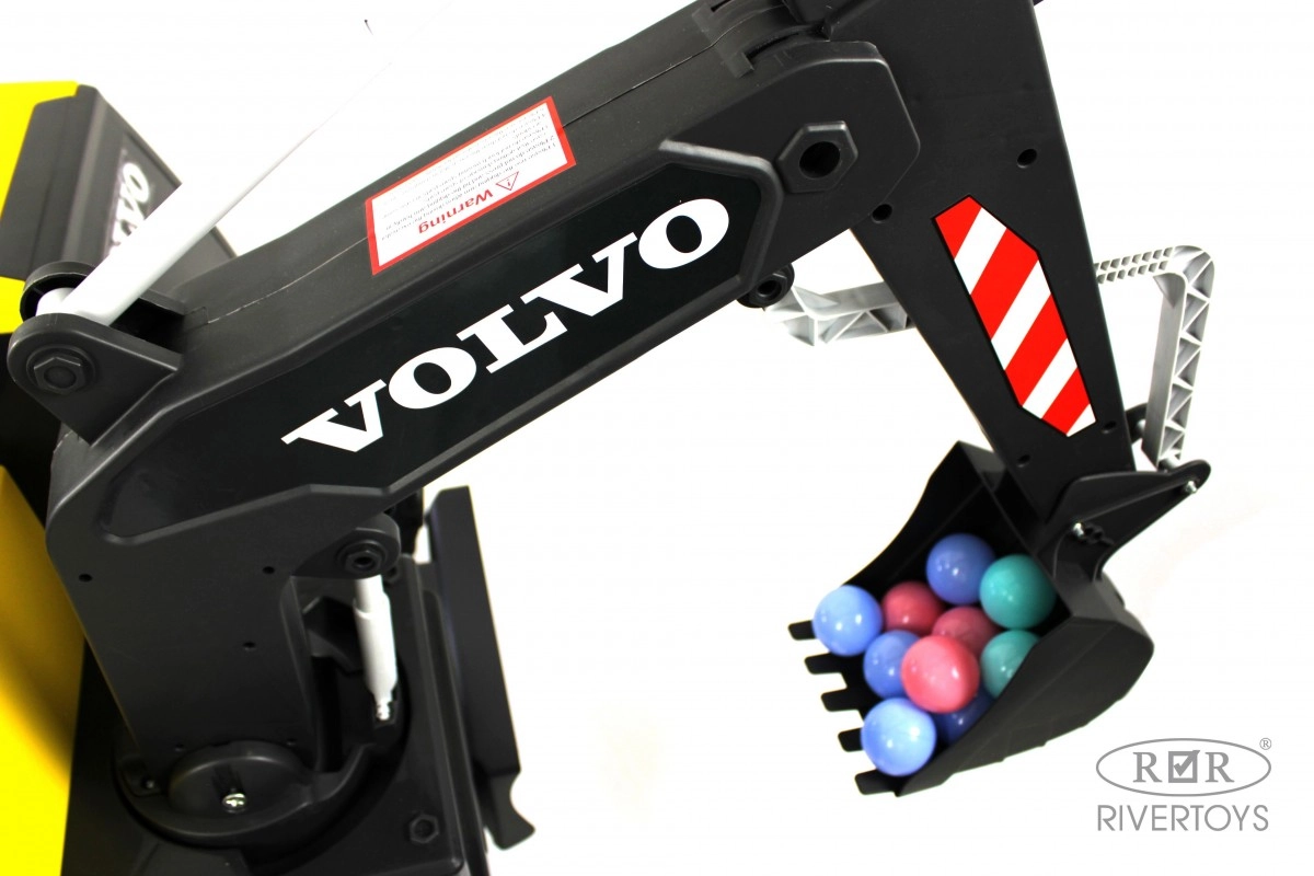 Детский электромобиль RiverToys трактор Volvo Y444YY YELLOW желтый wc302x3p30ploq1k1gfx00vcdmptmoiv