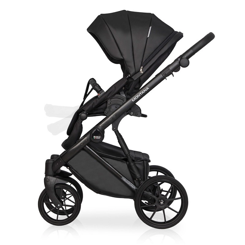Коляска 2 в 1 RIKO BASIC MONTANA ECCO 12 Black (черный) ug7l7qqmqin4pjagrj9cyxevswxo0l6l