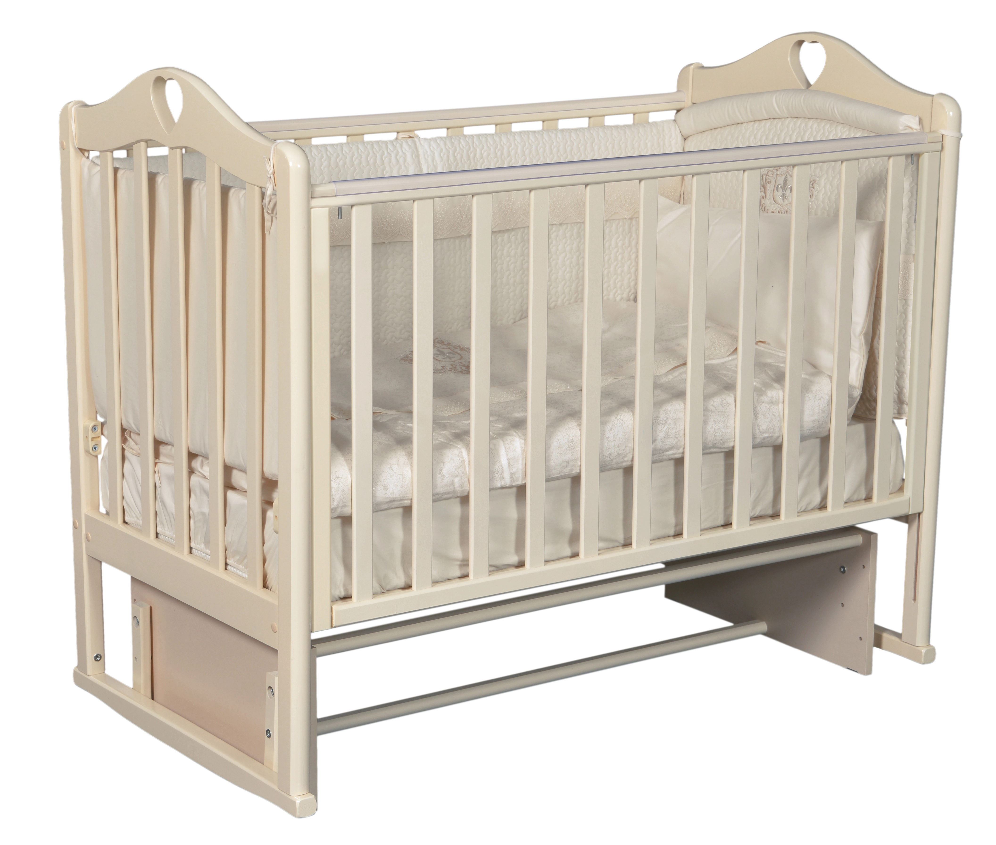 Детская кроватка Оливер Бамбина Плюс (Слоновая кость)