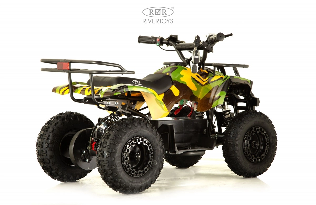 Детский электроквадроцикл RiverToys TIKI желтый камуфляж 6ud132zj5q8vjp23gzei4vm0t01ogbh5