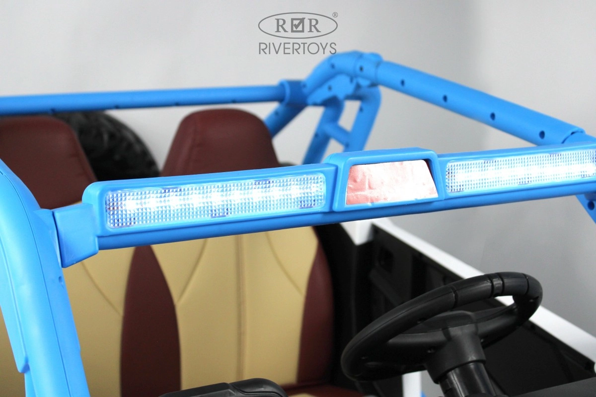 Детский электромобиль RiverToys E001EE бело-синий xj6y6pwv1yut5wlbo471hp692l9yv7a1