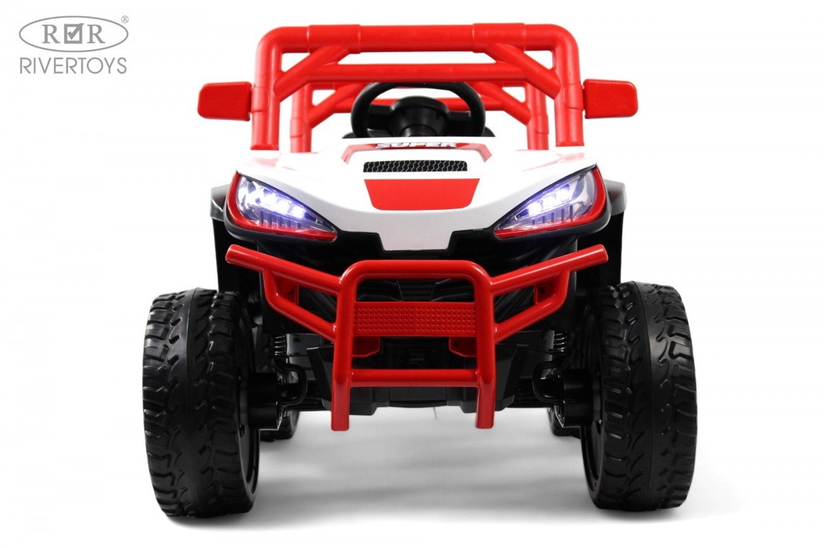 Детский электромобиль RiverToys L888LL красный 6p8tef07tj521utmykgi54tnjydea9df