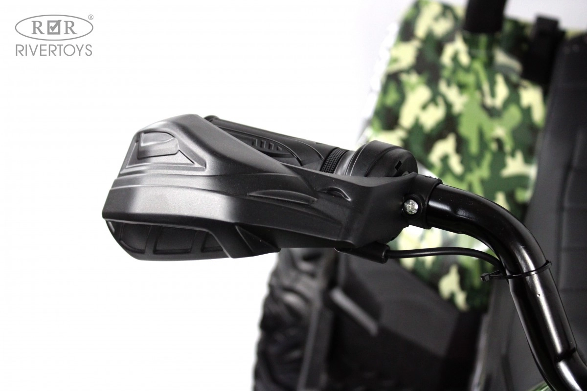 Детский электромобиль RiverToys X999XX зеленый камуфляж 1sn70q9odpczugqa11mxc1fujpr622th