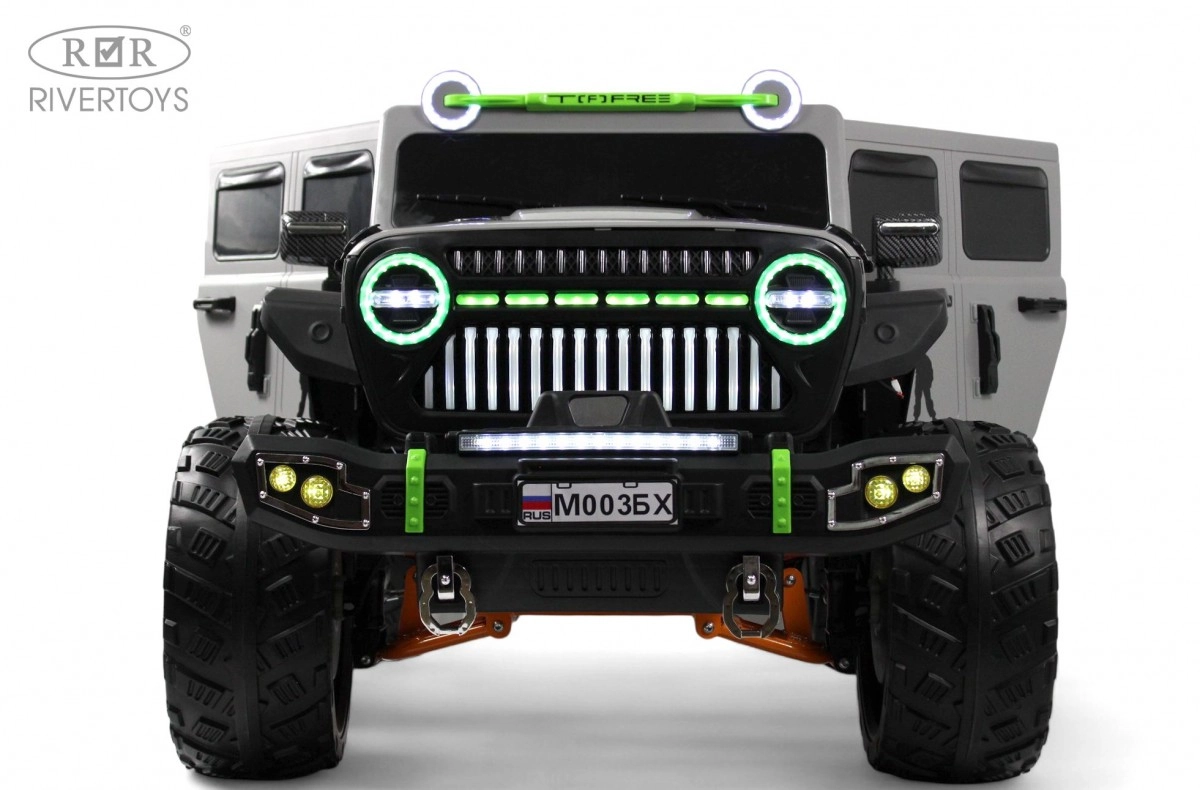 Детский электромобиль RiverToys М003БХ серый y28emcst241gu0umrv6v2kk1kj2siayr