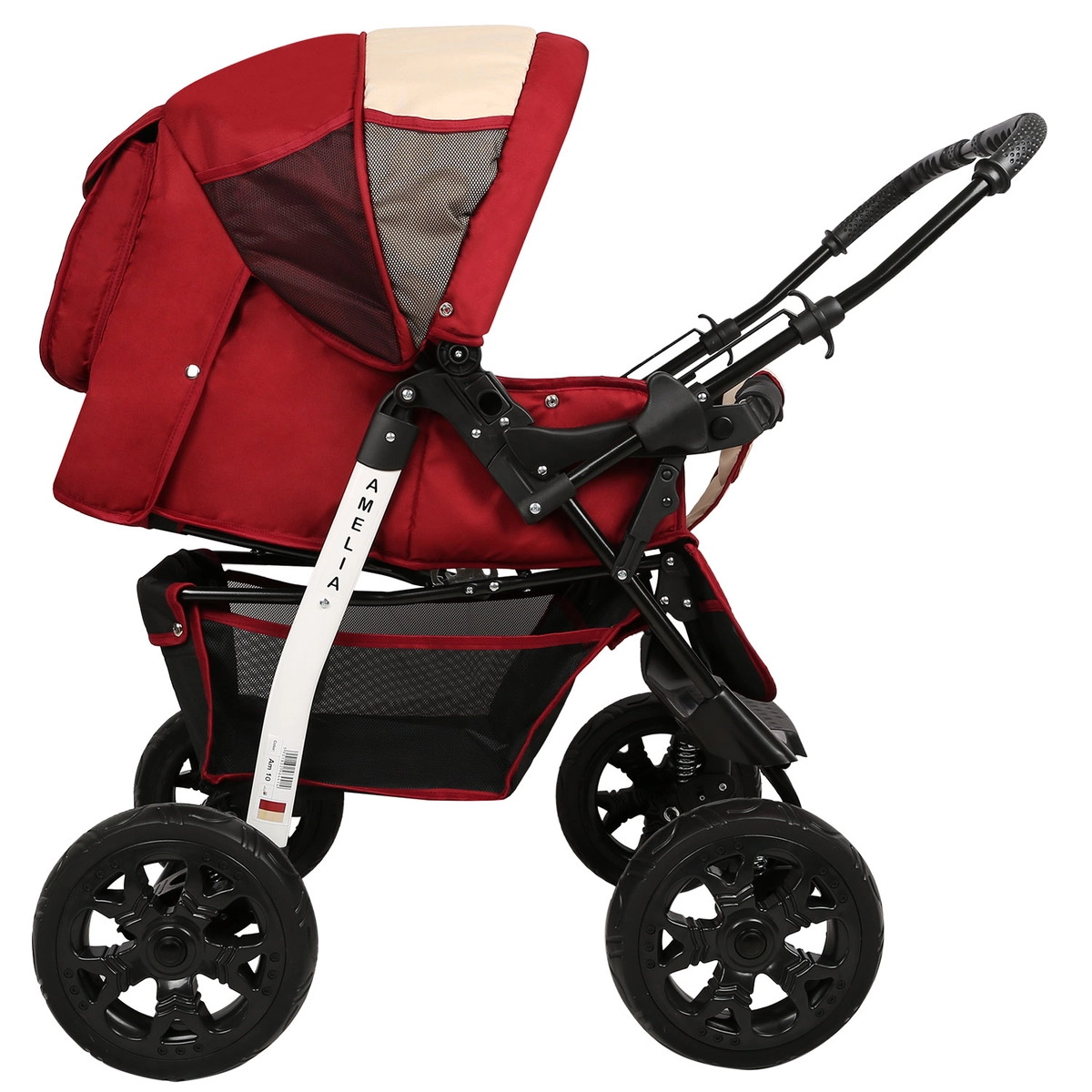Прогулочная коляска Alis AMELIA I  красный+бежевый vy4yv4u53bc0hlh5i7c3hdn1shymw21h