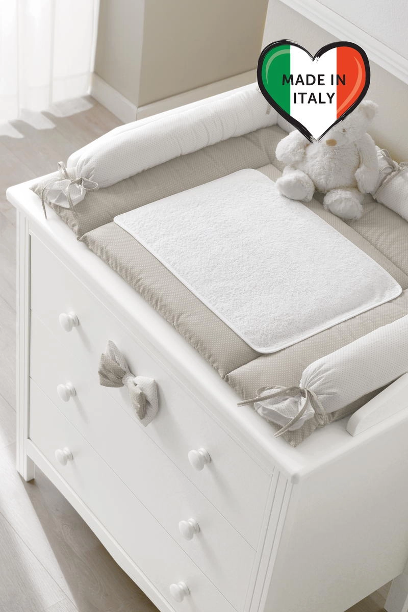 Бортик набивной для тумбы Erbesi Lilli белый/песочный  j7b5yd7h1zsu0rgvcu9w62tk84mdwtum