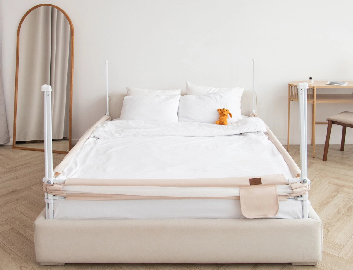 Барьер для кровати AmaroBaby Linear 200 см бежевый 8k99wjmnio4vdry6g5gw1jm4bio48rnd