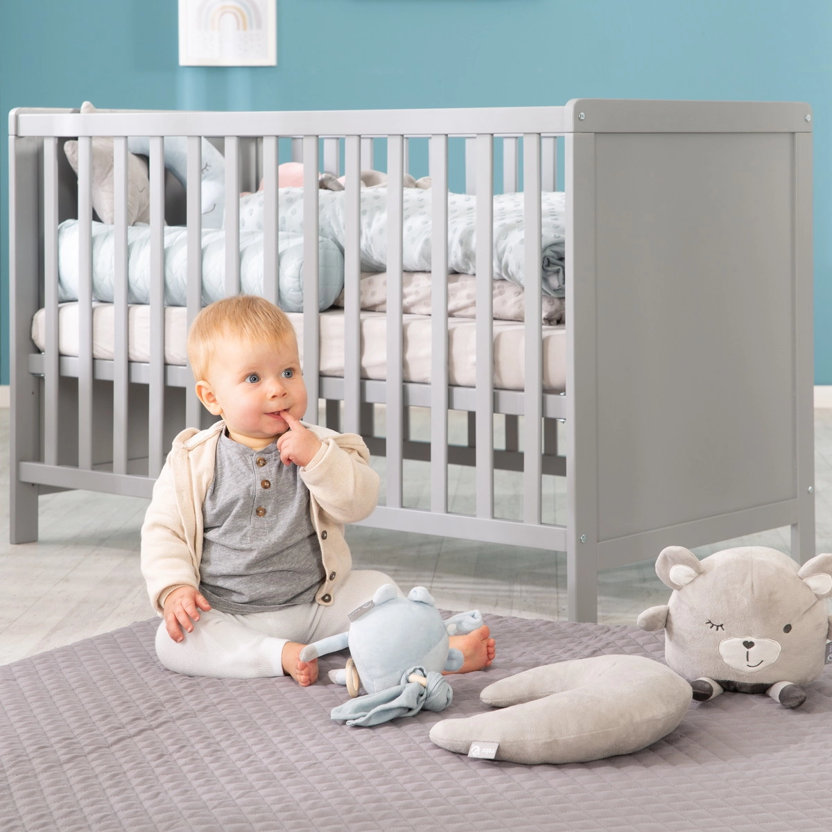 Многофункциональная детская кроватка ROBA Hamburg 60х120 Серый oox0drdcbfd6zrrizfxadv9xjwn7czw2