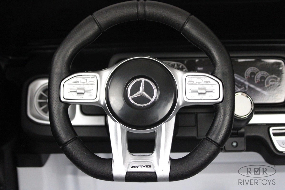 Детский электромобиль RiverToys Mercedes-AMG G63 (S307) белый vd7hvhjsxeifa008f7j6i3sk4z2ih6tu