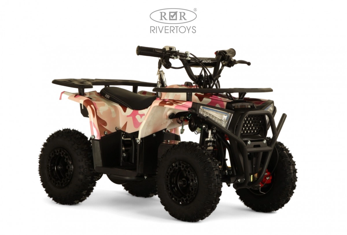 Детский электроквадроцикл RiverToys MIKA розовый камуфляж ze7vxvc0qhk7sj89jy840ps08i9rfmrm