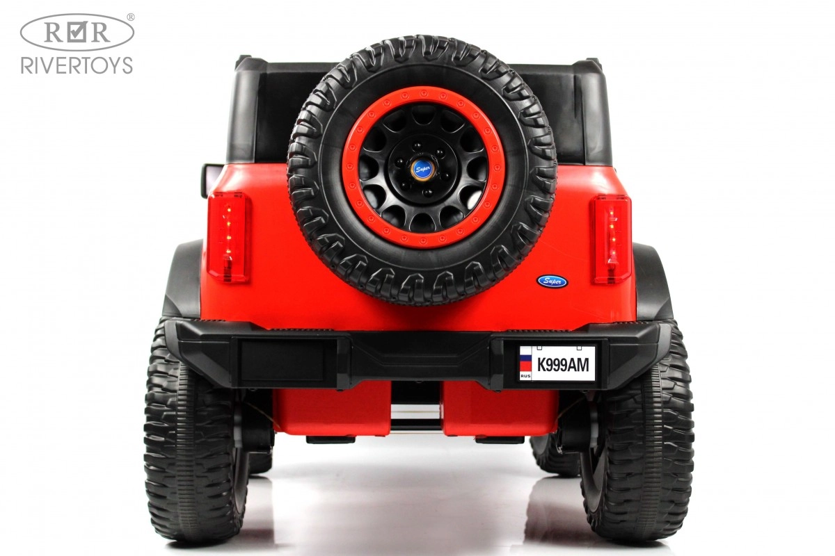 Детский электромобиль RiverToys K999AM красный 4wklav1xpzbc8jqd0av3tzcx6gq8sv4z