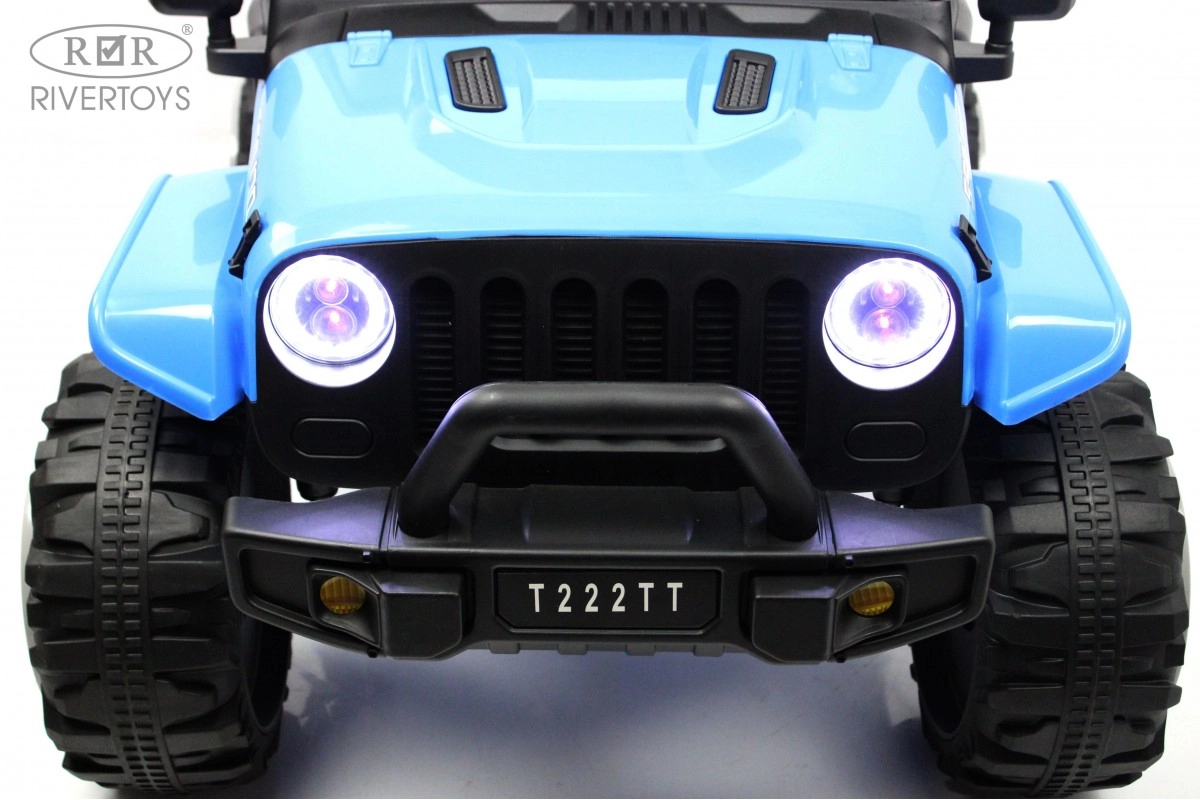 Детский электромобиль RiverToys T222TT 4WD синий szfaqbfjgo22h2biaalcu51ml4w2pqam
