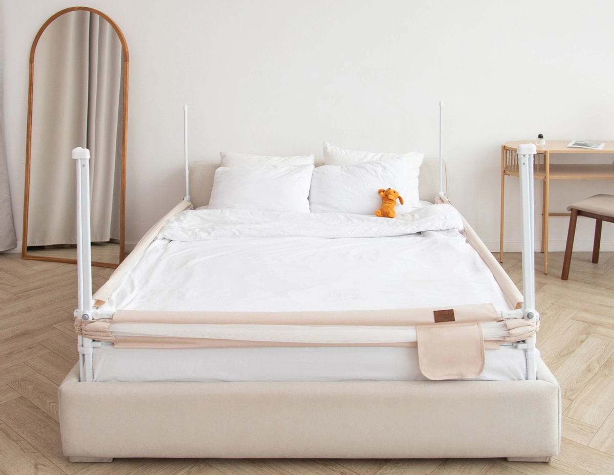 Барьер для кровати AmaroBaby Linear 140 см бежевый 9253izs418wi06msh7f55uegvg99w4sb