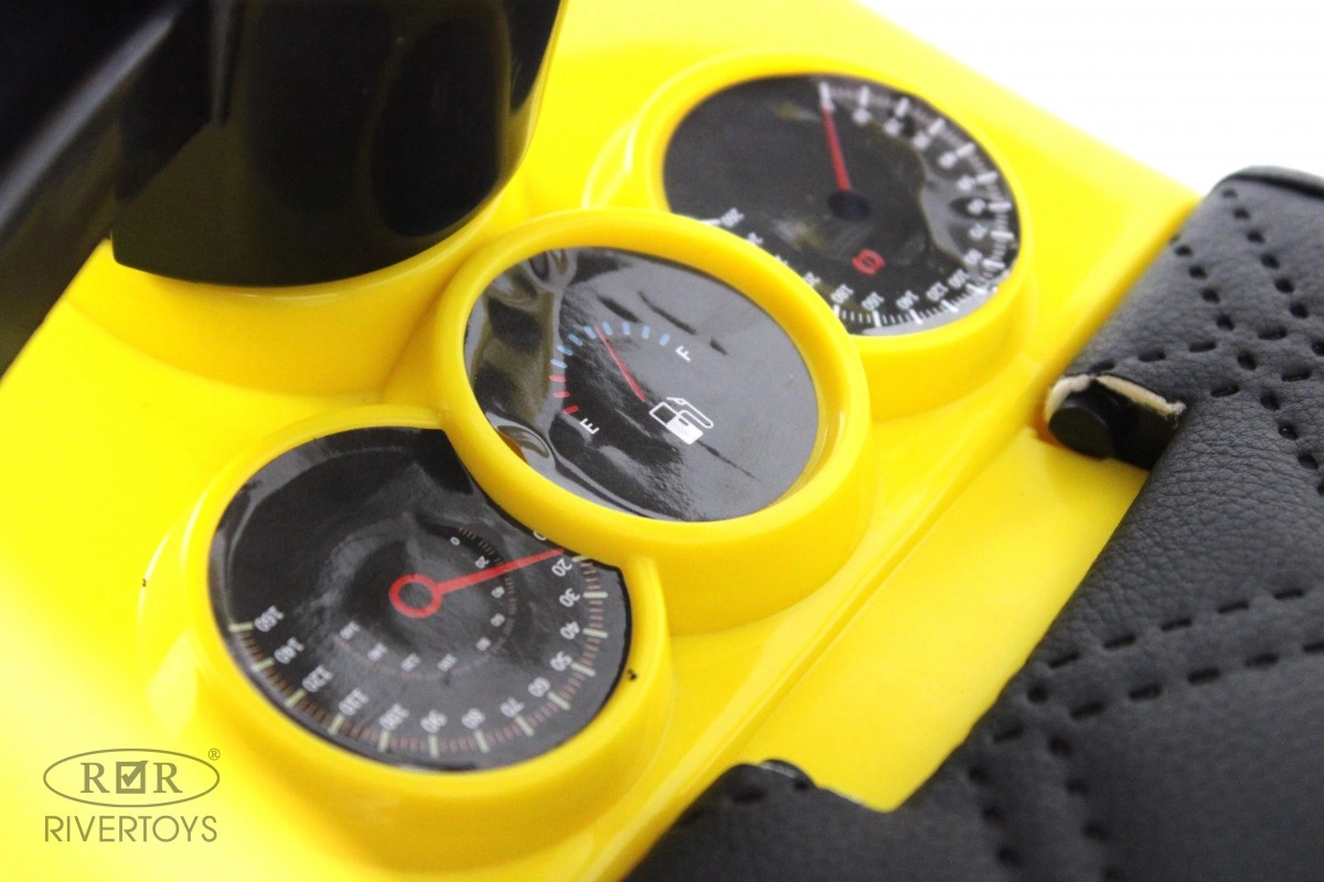 Детский толокар RiverToys F005FF-P с родительской ручкой желтый p9l8k6uxzkslypxzaztk7b2whfybh9hd