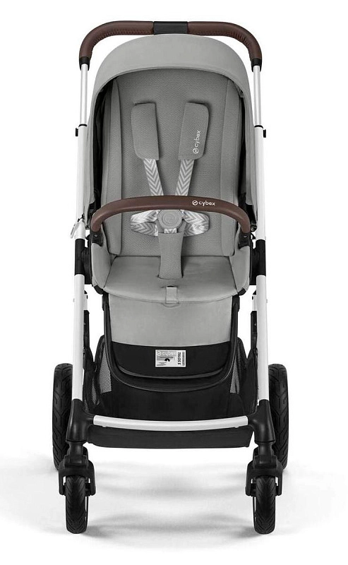 Прогулочная коляска Cybex Talos S Lux SLV Stone Grey с дождевиком1