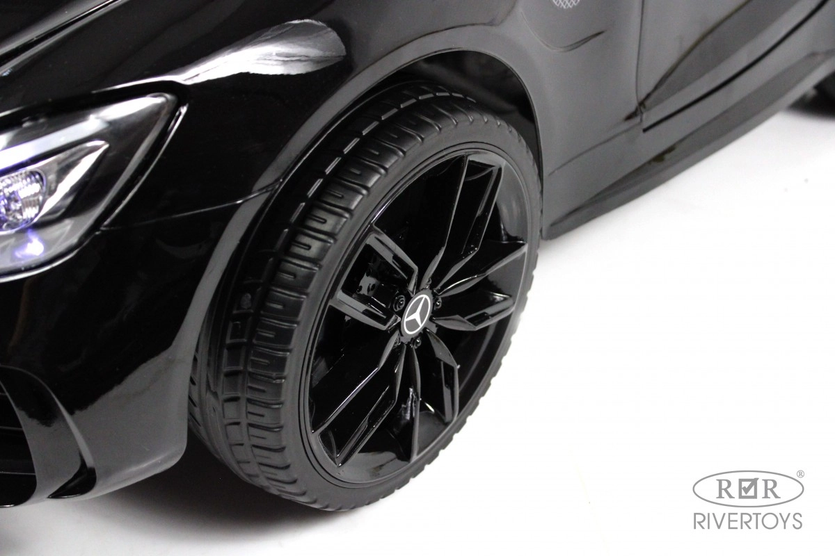 Детский электромобиль RiverToys Mercedes-Benz AMG GT X777XX черный глянец ohos4d4349cg9plxqp9lz46ufgdrekes