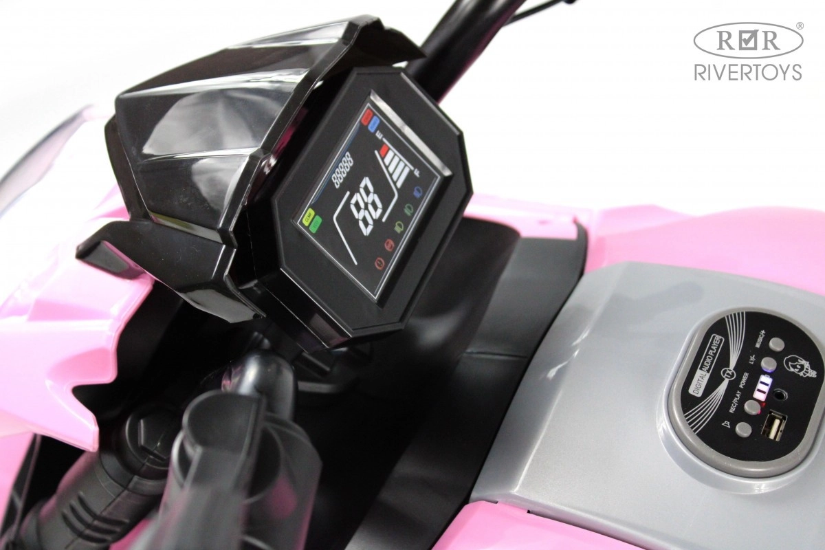 Детский электромотоцикл RiverToys C111MC розовый gfqhm9c5vrys28tsfmrapettdqt96757