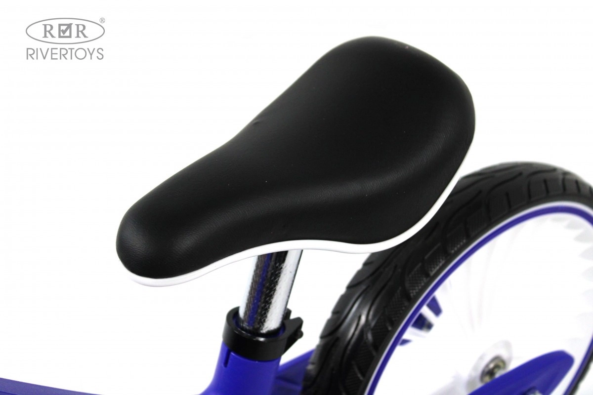 Детский беговел RiverToys HB-007-12 синий y1piutm0u9168pmrkmn2quwqde01d3rx